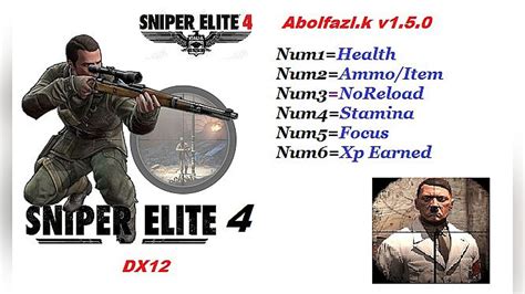 Sniper Elite 4 — Sniper Elite 4 Deluxe Edition Trainer Трейнер