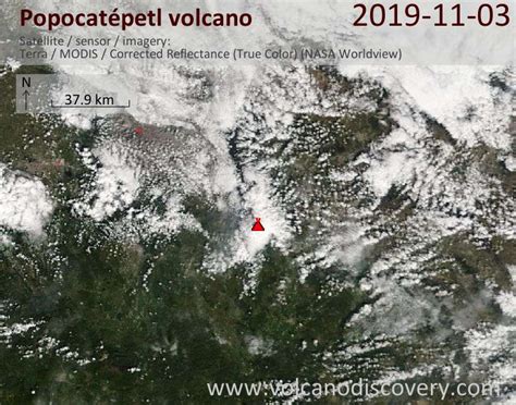 Popocatépetl Volcano Volcanic Ash Advisory Psbl Cont Va Ems To 22000