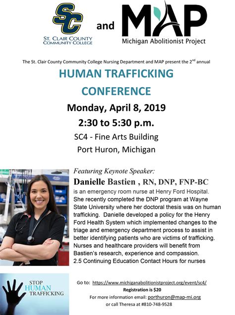 human trafficking conference st clair michigan chamber of commerce
