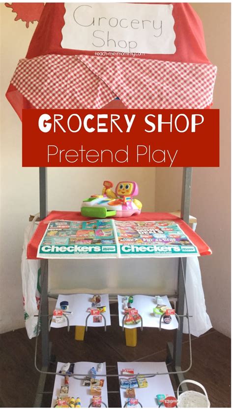 Grocery Store Pretend Play Teach Me Mommy
