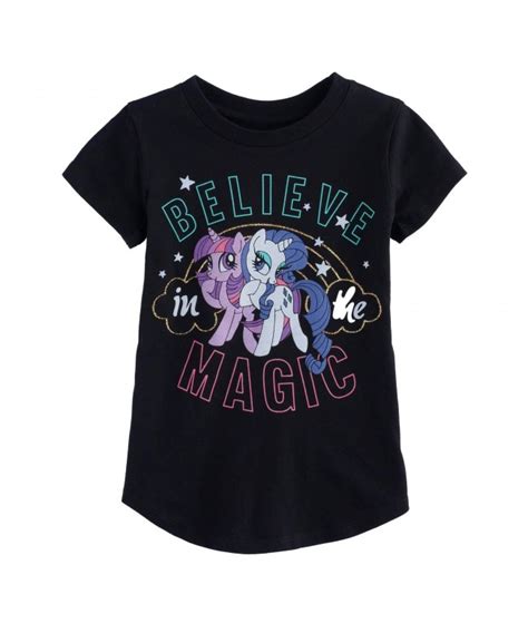 Girls 4 10 My Little Pony Magic Rarity And Twilight Sparkle Graphic Tee