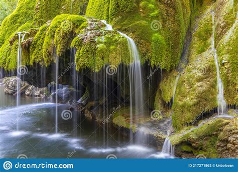 Famous Bigar Waterfall Caras Severin County Romania Stock Photo