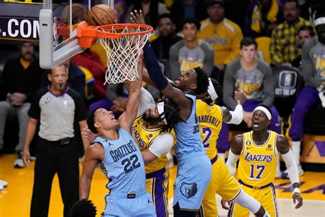 Nba Grizzlies Lakers Live Updates Final Score Stats And Highlights
