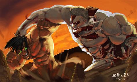 L'attaque des titans est souvent abrégé en snk qui signifie sont nom en japonais shingeki no kyojin. Eren vs Armored Titan 4k Ultra Fond d'écran HD | Arrière ...