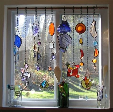 Suncatchers Stained Glass Projects Stained Glass Ornaments Wind Chimes