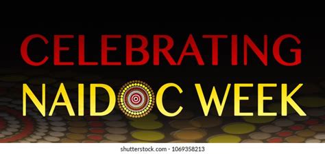 Naidoc National Aboriginal Islander Day Observance Stock Illustration