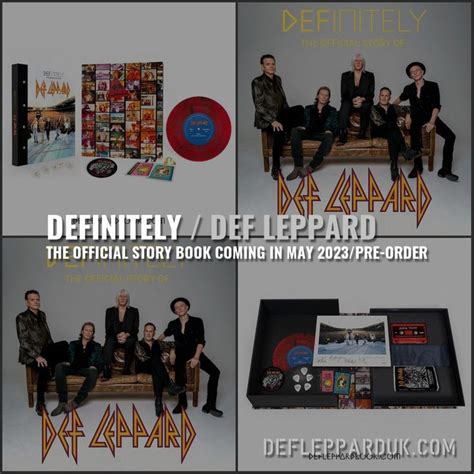 Definitely The Official Story Of Def Leppard Book Release Confirmed For