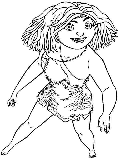 The coloring and activity pages also makes a perfect gift for kids that love each the croods character. The Croods Coloring Pages - Visual Arts Ideas
