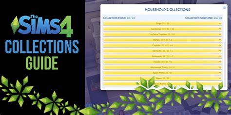 The Sims 4 All Collections Guide