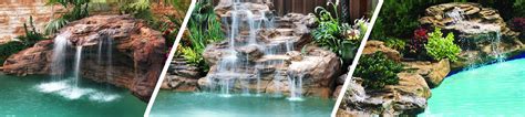 Waterfalls For Pool Swimming Pool Waterfalls Universal Rocks