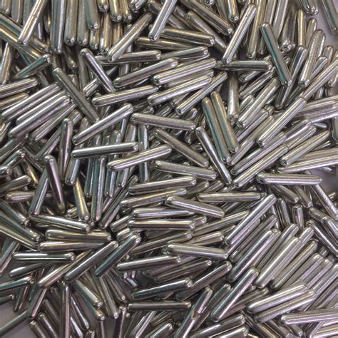 Metallic Silver Rods — Get Sprinkled