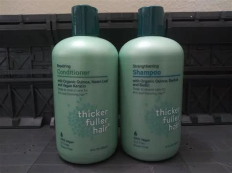 Thicker Fuller Hair Strengthening Shampoo And Repairing Conditioner Set