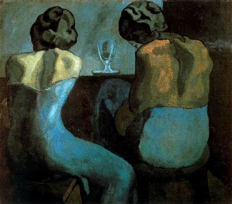 Two Women Sitting At A Bar Pablo Picasso Picasso Art Pablo
