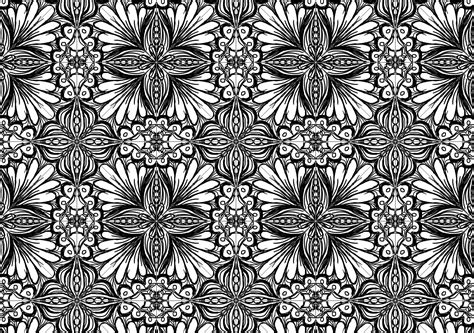 Zentangle Flowers Visible Spectrum Doodles Quick White Coloring