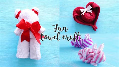 3 Fun Towel Craft Ideas Diy Activities 4 Gen Crafts