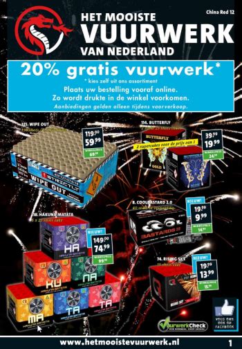 Folder Vuurwerk 2022 Intratuin Lochem