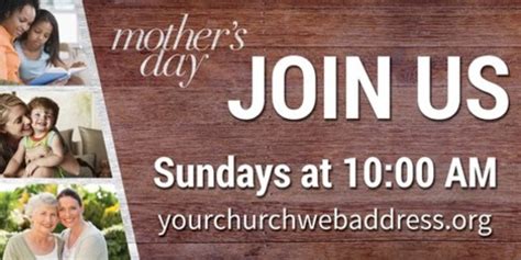 Mothers Day Invite Banner Church Banners Outreach Marketing