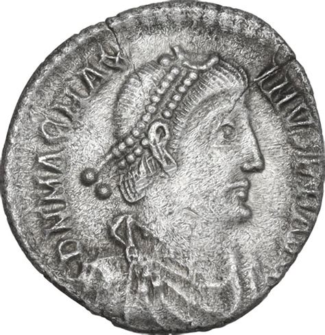 Magnus Maximus 383 388 Ar Siliqua Treveri Trier Mint