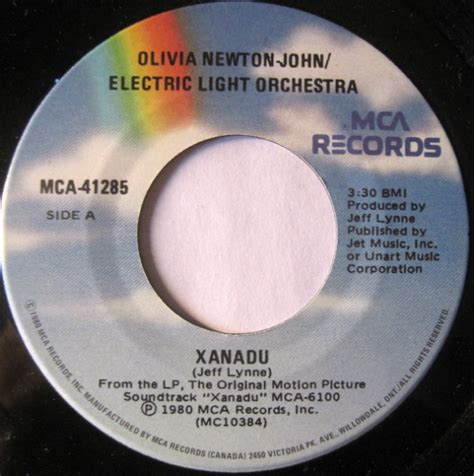 Olivia Newton John Electric Light Orchestra Xanadu 1980 Vinyl