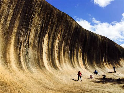 Wave Rock Near Perth Australia Raustralia