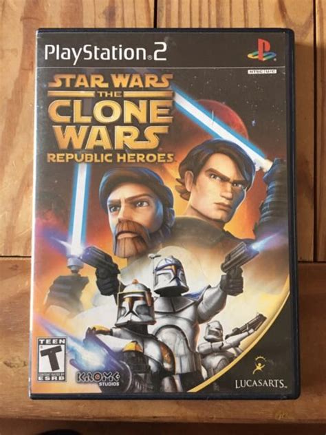 Star Wars The Clone Wars Republic Heroes Sony Playstation 2 2009