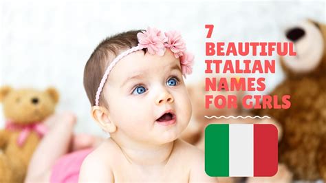 7 Beautiful Italian Baby Girl Names YouTube