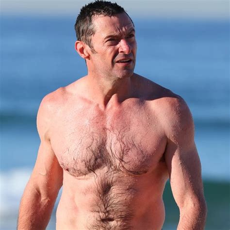Hugh Jackman Shirtless Pictures On Bondi Beach Popsugar Celebrity