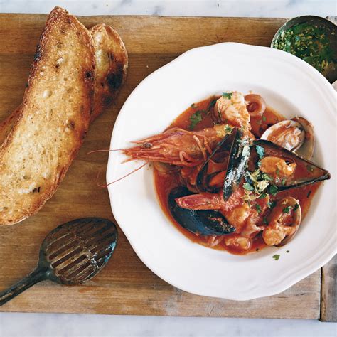 Italian Seafood Stew Recipe Marco Canora Food And Wine