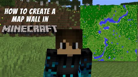 How To Make A Map Wall In Minecraft Youtube