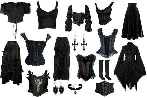Gothic Capsule Wardrobe Gothic Outfits Goth Outfit Ideas Cute Outfits