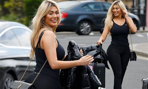 Chloe Ferry Flaunts Her Surgically Enhanced Curves In A Form Fitting