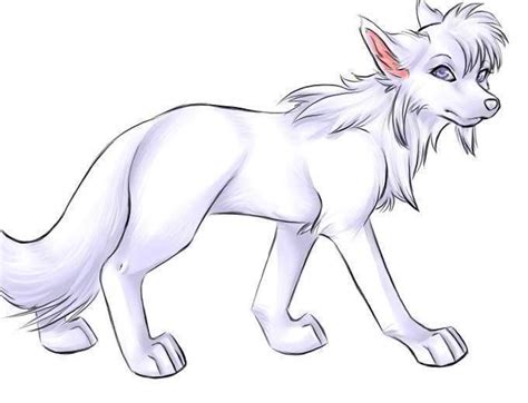 Cute Drawing Of A Arctic Wolf Cute Wolf Drawings Anime Wolf Cute