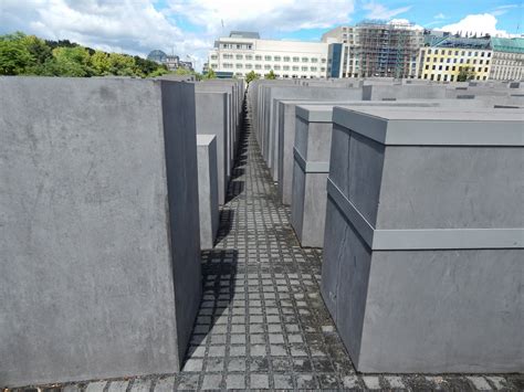 Memorial to the jewish victims of the holocaust, built of concrete slabs, in berlin germany. Study Abroad in Berlin!: Berlin Wall Memorial and ...