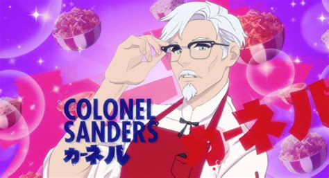 Colonel sanders is a character from male. I Love You, Colonel Sanders - The Journal