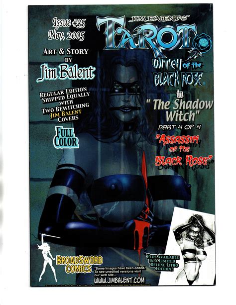 tarot witch of the black rose 34 cover a jim balent 2005 nm