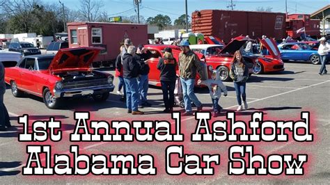 1st Annual Ashford Alabama Car Show Youtube