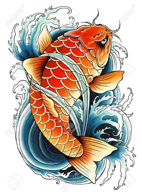 Asian Carp Painting Koi Art Koi Fish Drawing Japanese Koi Fish Tattoo