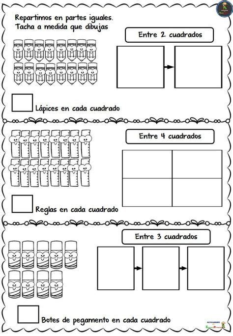 Colección De Fichas Aprendemos A Dividir Dc2 Divisiones Matematicas