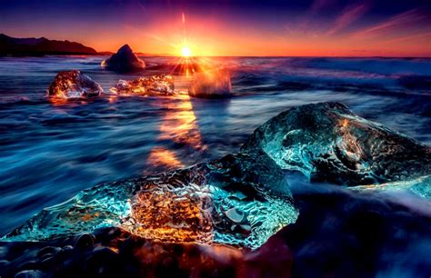 Free Download Beautiful Ocean Sunset Desktop Wallpapers Hd Metro Wallpapers 1528x987 For Your