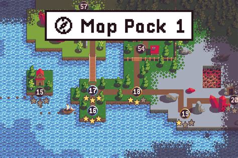 Free Level Map Assets Pixel Art By Free Game Assets Gui Sprite Tilesets