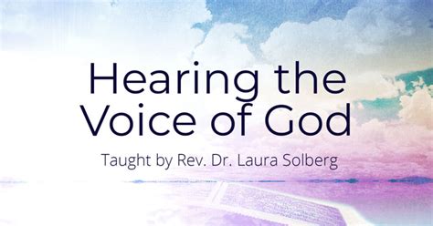 Hearing The Voice Of God North Heights Church