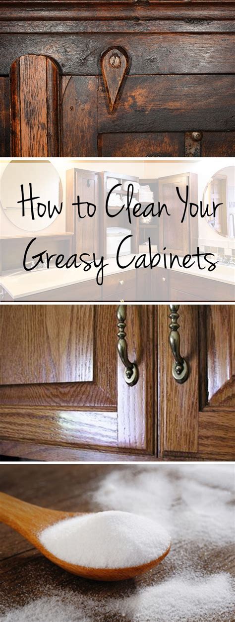 Use the soft sponge to gently scrub the grease away. The Easy Way to Clean Greasy Cabinets in 2020 | Kitchen ...