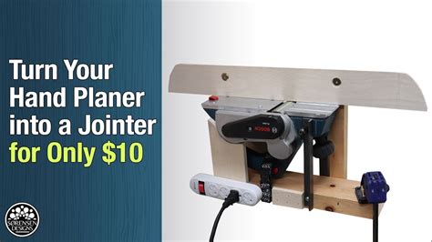 Turn Your Hand Planer Into A Jointer For Only 10 Youtube
