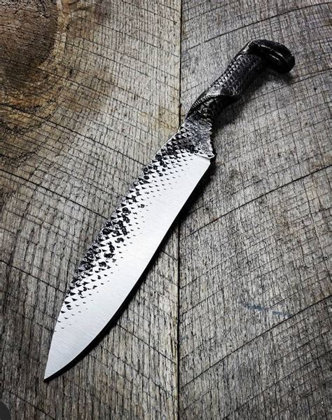 Forged Farriers Rasp Bowie Knife Etsy