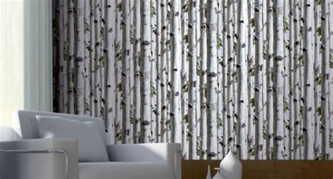 Free Download Koziel Birch Tree Trompe Loeil Wallpaper By Couture Dco X For Your Desktop