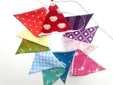 Rainbow Flag Bunting Tutorial And Free Bunting Template Bunting