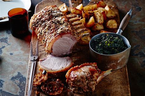 Easy recipe for a delicious dinner with simple seasonings and potatoes. 'Arista' florentine-style roast pork rack - Recipes - delicious.com.au