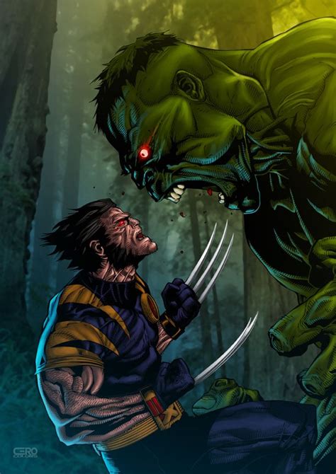 Wolverine Vs Hulk 01 By Comicero Wolverine Marvel Marvel Heroes