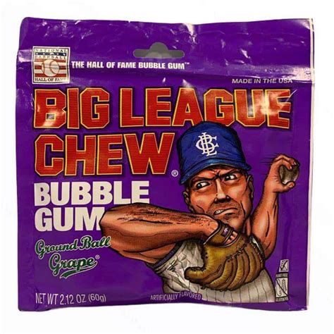 Big League Chew Bubble Gum Ground Ball Grape Importshop24