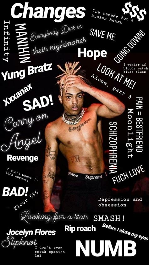 xxxtentacion quotes rapper quotes rapper art rapper wallpaper iphone mood wallpaper jocelyn